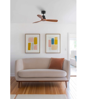 Mini Lantau S Matt Black/Walnut Fan-2