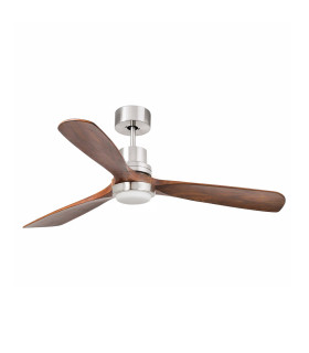 Lantau L Led Matt Nickel/Walnut Fan Fsc-1