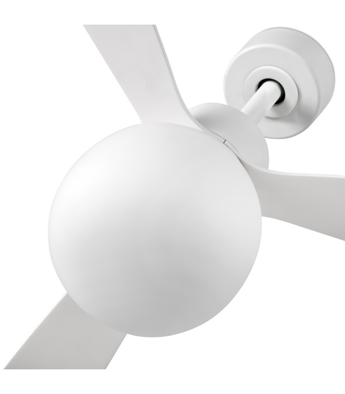 Amelia Ball L White/White Fan Wall Control 2700K-4