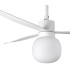 Amelia Ball L White/White Fan Wall Control 2700K-5