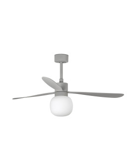 Amelia Ball Grey Fan Wall Control 2700K-1