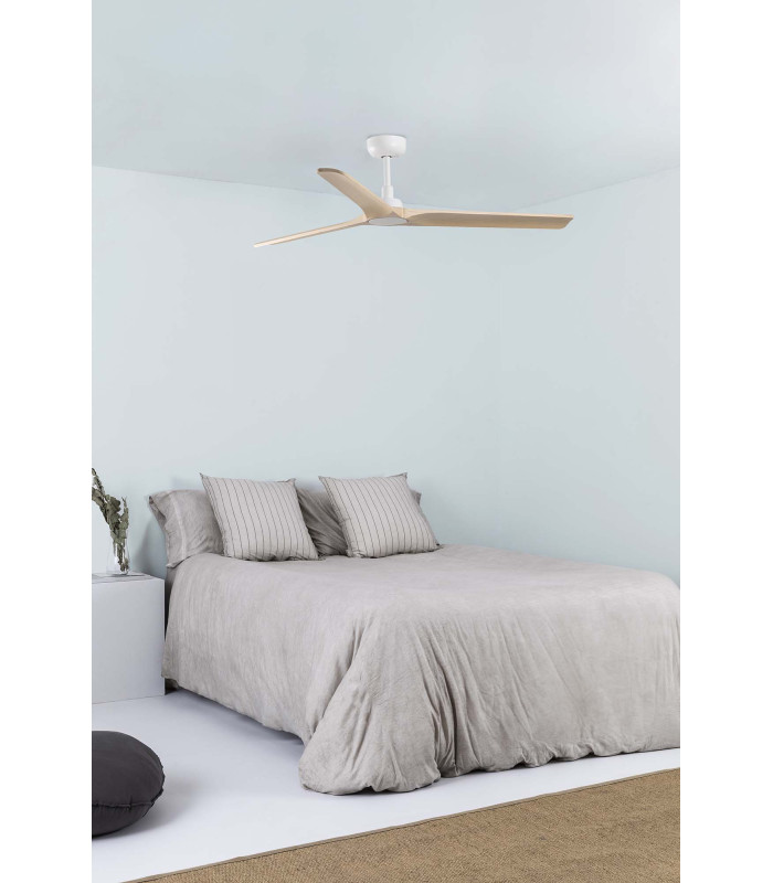Heywood L White/Light Wood Fan-3