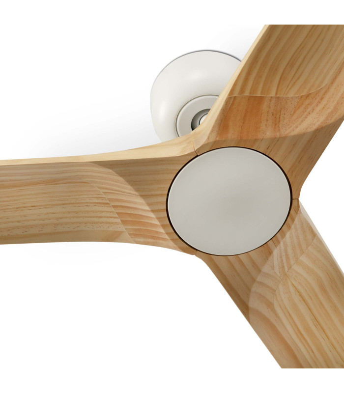 Heywood L White/Light Wood Fan-6
