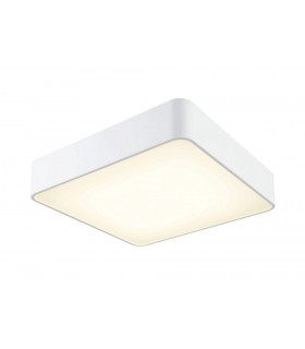 Flush Ceiling 60cm Square, 4800lm, 80W LED 4000K White, Acrylic - 1