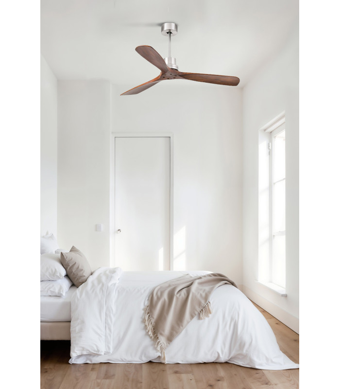 Lantau L Matt Nickel/Walnut Fan Fsc-2