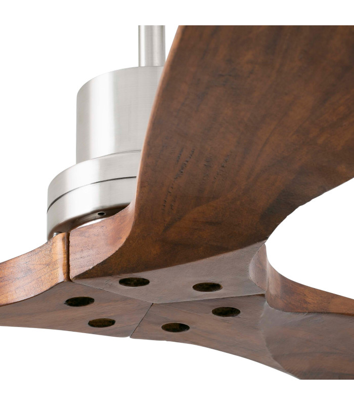 Lantau L Matt Nickel/Walnut Fan Fsc-3