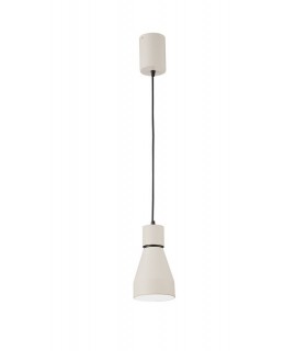 Ceiling Pendant Small 11cm Round 1 x E27, Matt White - 1