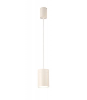 Ceiling Pendant Large 12cm Round 1 x E27, Matt White - 1