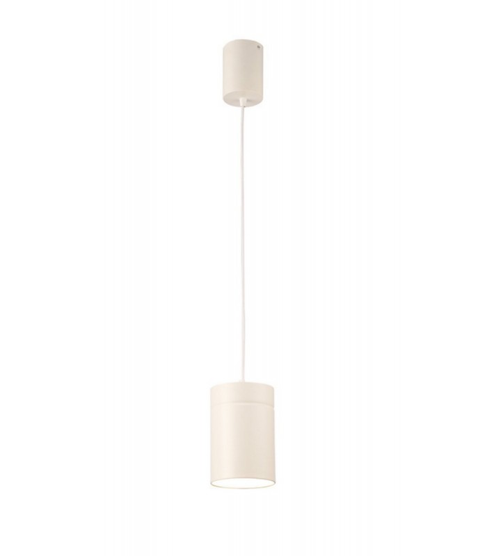 Ceiling Pendant Large 12cm Round 1 x E27, Matt White - 1