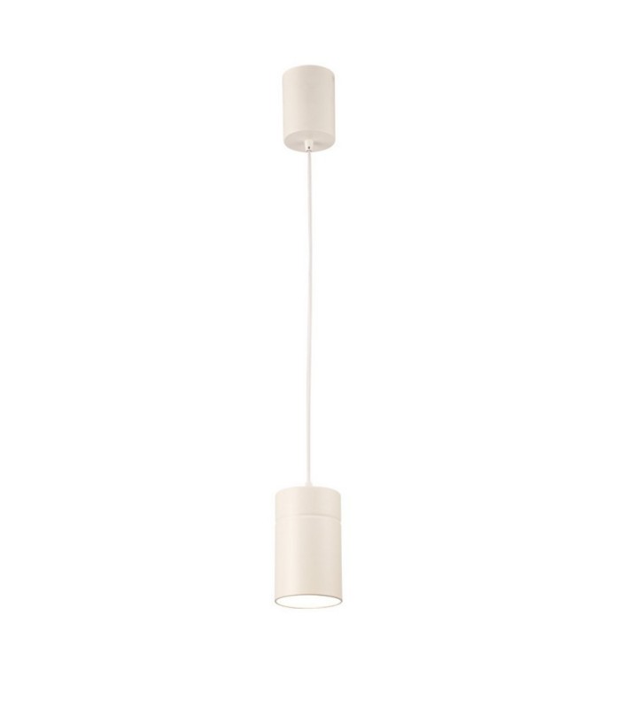 Ceiling Pendant Small 9.5cm Round 1 x E27, Matt White - 1