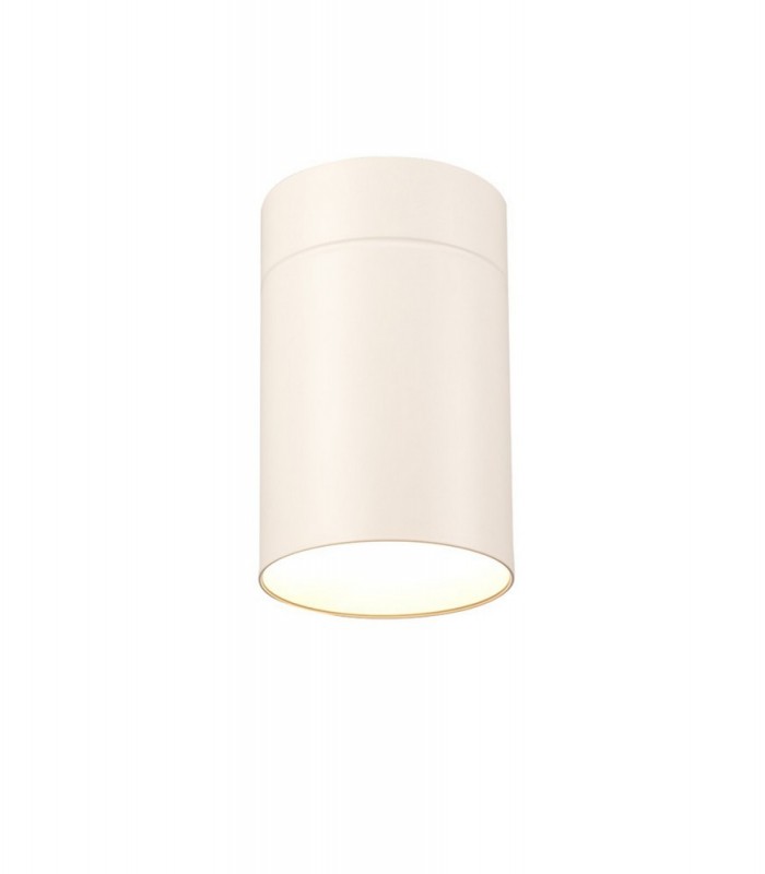 Flush Large 12cm Round 1 x E27, Matt White - 1