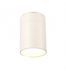 Flush Small 9.5cm Round 1 x E27, Matt White - 1