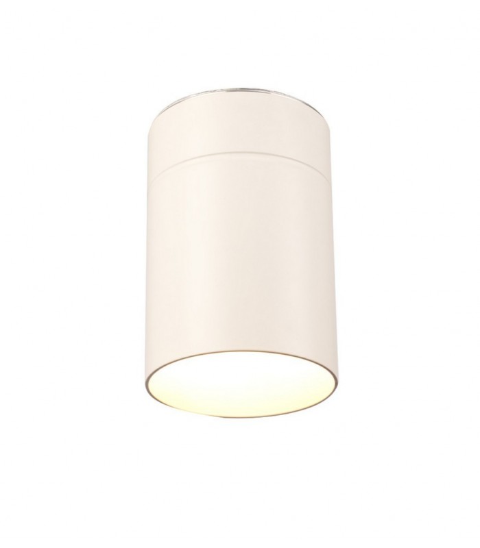 Flush Small 9.5cm Round 1 x E27, Matt White - 1
