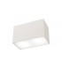 Flush Rectangular 2 x GU10, White - 1