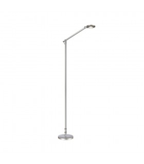 Adjustable Floor Lamp 6W LED 5000K, 540lm, Silver - 1