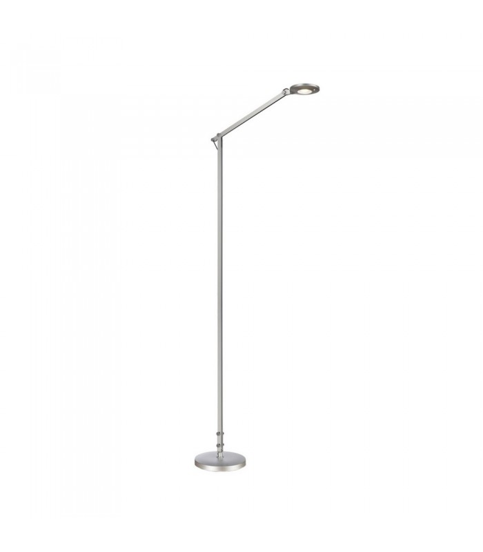 Adjustable Floor Lamp 6W LED 5000K, 540lm, Silver - 1