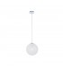 Globe Ceiling Pendant 30cm Round 1 x E27, Chrome - 1