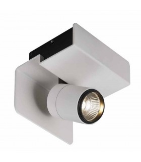 Surface Mounted Spotlight , Wall Light 1 x 7W LED 4000K, 560lm, Matt White , Black - 1