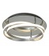 Flush 30W LED 3000K, 2500lm, Dimmable Silver, Polished Chrome, White Acrylic - 1