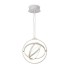 Ceiling Pendant Round 40cm, 3 Ring, 54W LED 3000K, 2000lm, RF Remote Control White - 1