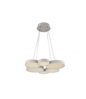 Ceiling Pendant 61cm Diameter 54W LED 3000K, 2650lm, RF Remote Control White - 1