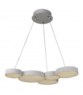 Ceiling Pendant 63.5cm x 46.3cm 43W LED 3000K, 2120lm, RF Remote Control White - 1