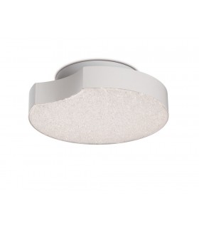 Flush Ceiling Light , Wall Light 25cm Diameter 14W LED 3000K, 720lm, White - 1