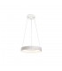 Dimmable Ring Ceiling Pendant 45cm Round 30W LED 3000K, 2100lm, White - 1