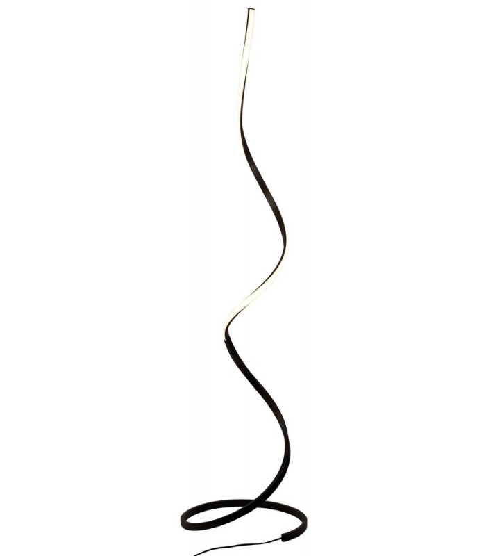XL Floor Lamp 20W LED 2800K, 1800lm, Dimmable Frosted Acrylic, Brown Oxide - 1