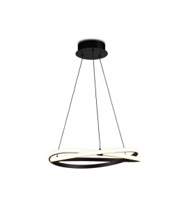 Ceiling Pendant 42W LED 2800K, 3400lm, Brown Oxide, White Acrylic - 1