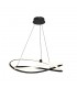 Ceiling Pendant 60W LED 2800K, 4500lm, Brown Oxide, White Acrylic - 1