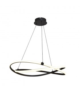 Ceiling Pendant 60W LED 2800K, 4500lm, Brown Oxide, White Acrylic - 1