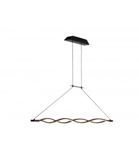 Ceiling Pendant 36W LED 2800K, 2520lm, Dimmable Frosted Acrylic, Brown Oxide - 1
