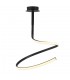 Semi Flush Ceiling 30W LED 2800K, 2400lm, Frosted Acrylic, Brown Oxide - 1
