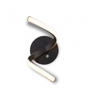 Touch Dimmer Wall Lamp 10W LED 2800K, 850lm,Frosted Acrylic, Brown Oxide - 1