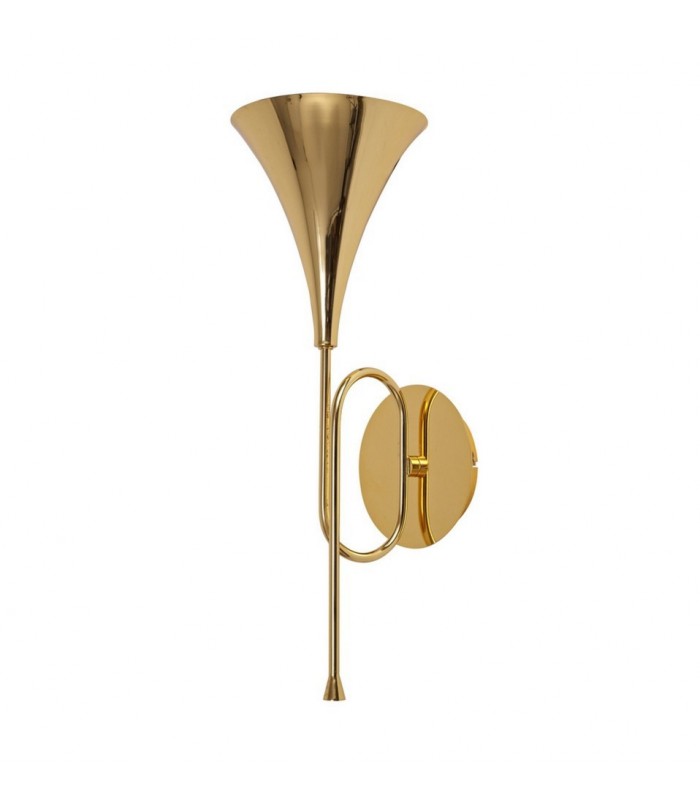 Wall Light 1 x E27, Gold - 1