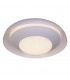 Flush Ceiling Light 76cm Round 40W LED 3000-6500K Tuneable, 3200lm, Remote Control White - 1