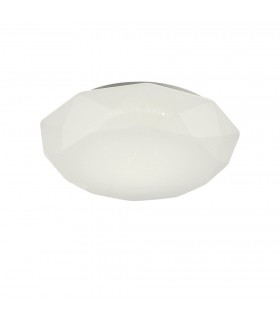 Flush Ceiling Light 41cm, Round 36W LED, 3000K, 2600lm - 1
