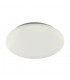 Flush Ceiling Light 48cm Round 50W LED 3000K, 3700lm, White - 1