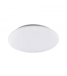 Flush Ceiling Light 48cm Round 50W LED 5000K, 3800lm, White - 1