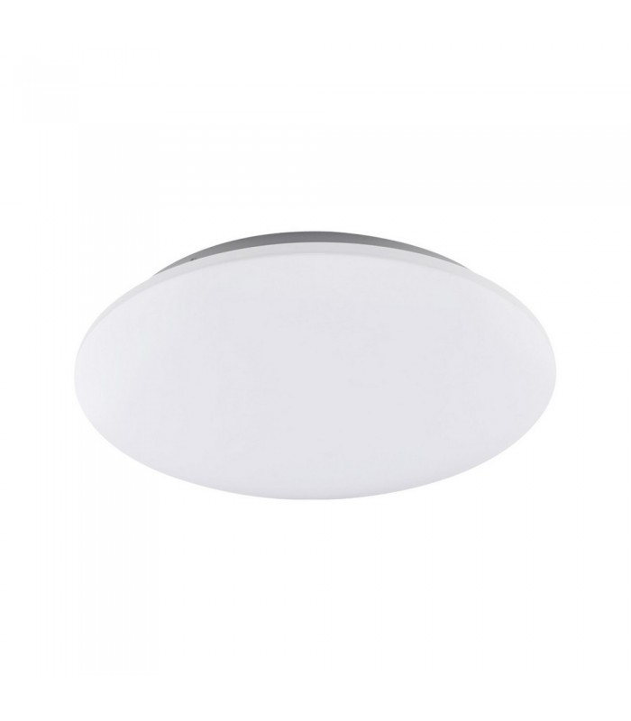 Flush Ceiling Light 48cm Round 50W LED 5000K, 3800lm, White - 1