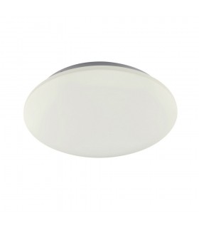 Flush Ceiling Light 38cm Round 36W LED 3000K, 2350lm, White - 1