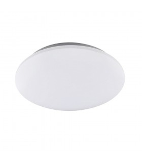 Flush Ceiling Light 33cm Round 24W LED 5000K, 1700lm, White - 1