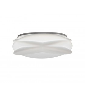 Flush Ceiling Light 54cm Round 55W LED 3000-6500K Tuneable, 3800lm, Remote ControlWhite - 1