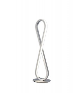 Table Lamp 18W LED 3000K, 1550lm, Polished Chrome, Frosted Acrylic - 1