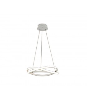 Ceiling Pendant 42W LED 3000K, 3400lm, Dimmable White, White Acrylic - 1