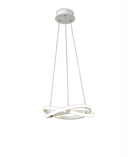 Ceiling Pendant 30W LED 3000K, 2500lm, White, White Acrylic - 1