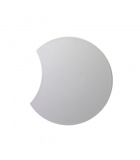 Wall Lamp 27cm Round, 1260lm, 16W LED 3000K Matt White, Acrylic - 1