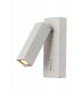 Wall, Reading Light, 3W LED, 3000K, 210lm, Switched, White - 1