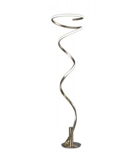 Floor Lamp 180cm, 42W LED, 3000K, 3360lm, Antique Brass - 1